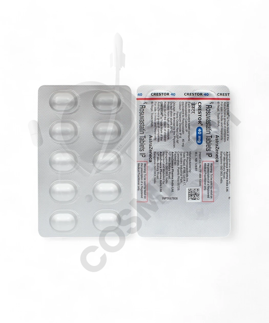 Crestor 40mg 10 Tablets-2