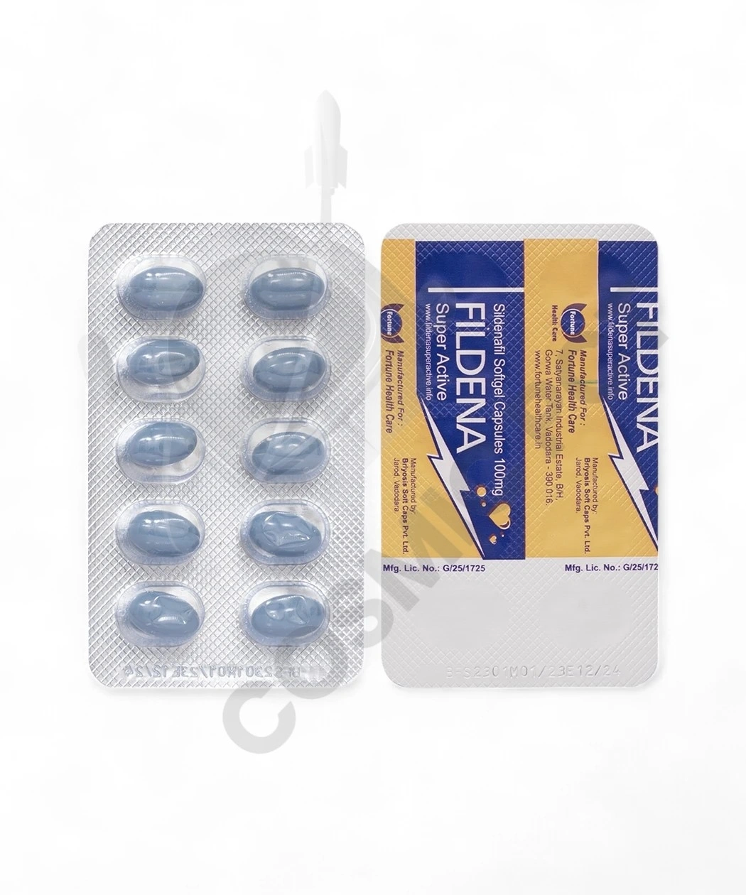 Fildena Super Active 100mg 10 Tablets-2