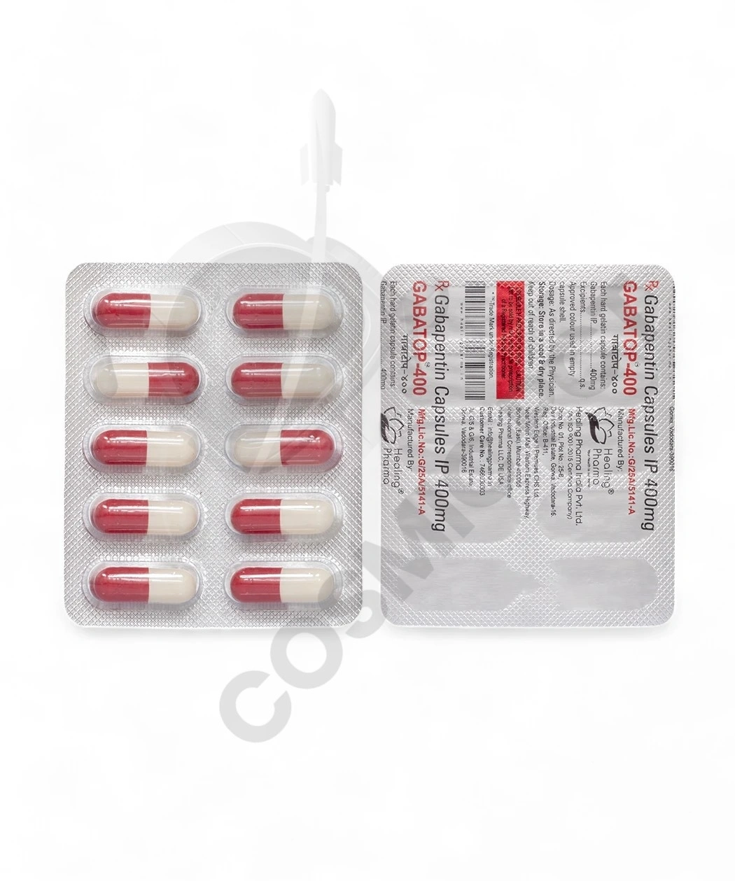Gabatop 400mg 10 Capsules-2