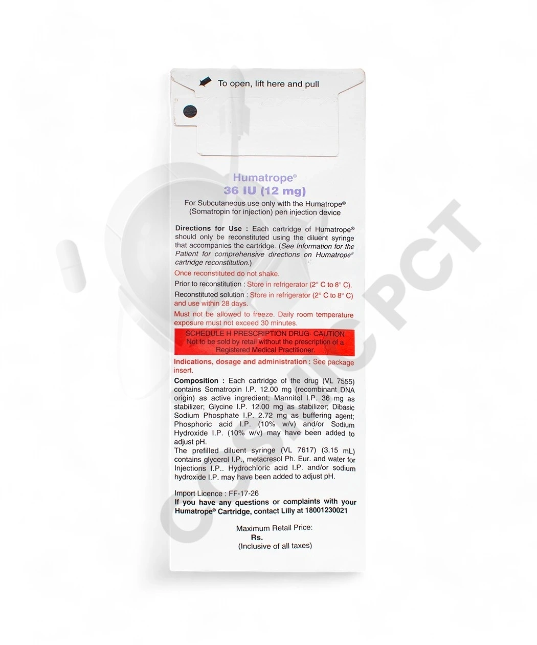 Humatrope 36IU 12mg Injection-2